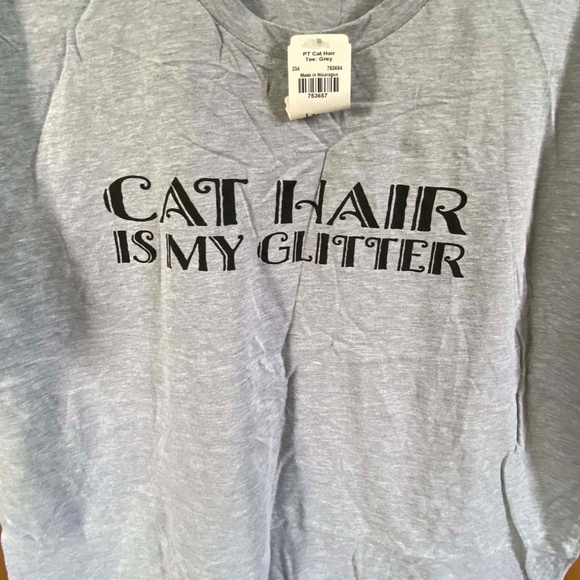 Next Level Gray Cat Hair Tee Size Large - Picture 4 of 4
